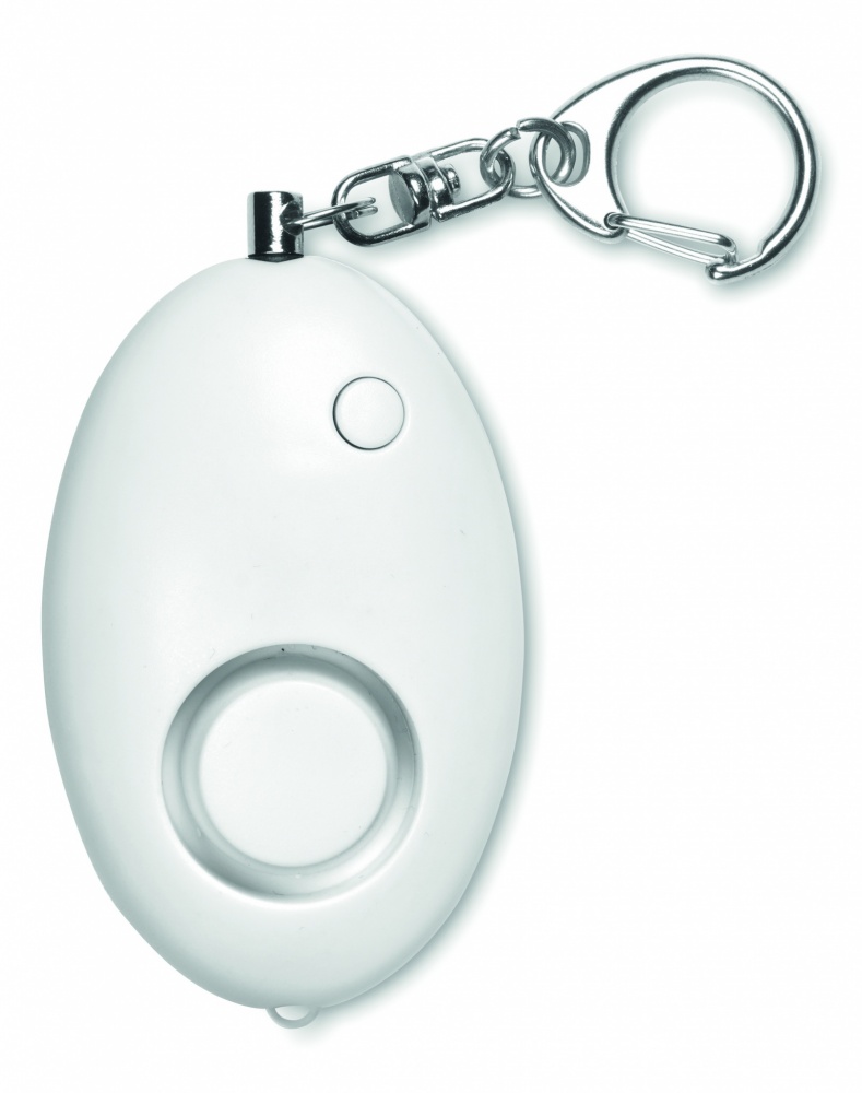 Logo trade promotional giveaway photo of: Personal alarm with key ring Ventspils